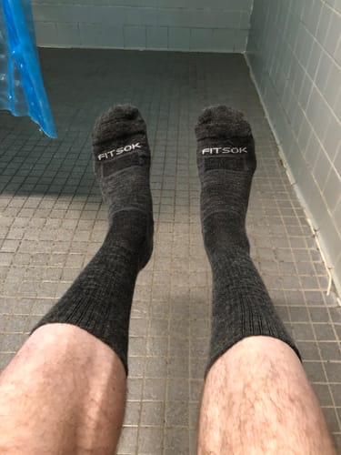 Customer photo review of ISW Isolwool®Mid Calf Crew (3 pair pack)