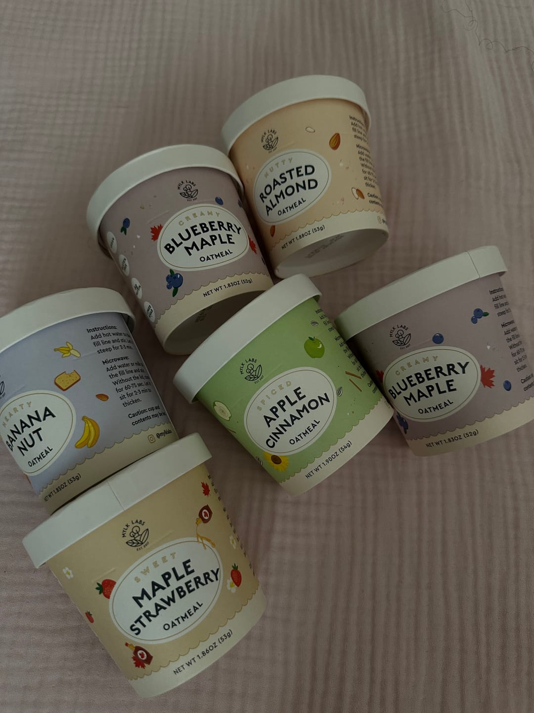 Customer photo review of Oatmeal Sampler