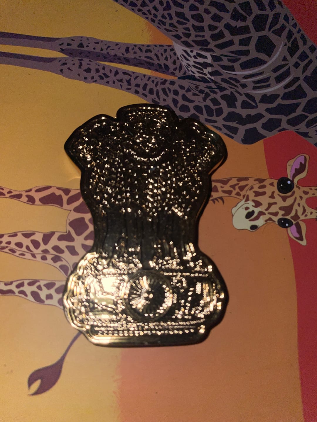 Customer photo review of Paperweight - Lion Capital of Ashoka