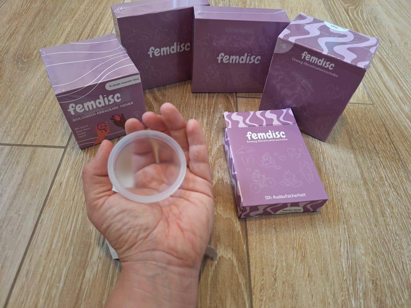 Customer photo review of femdisc Einwegscheiben 10-Pack