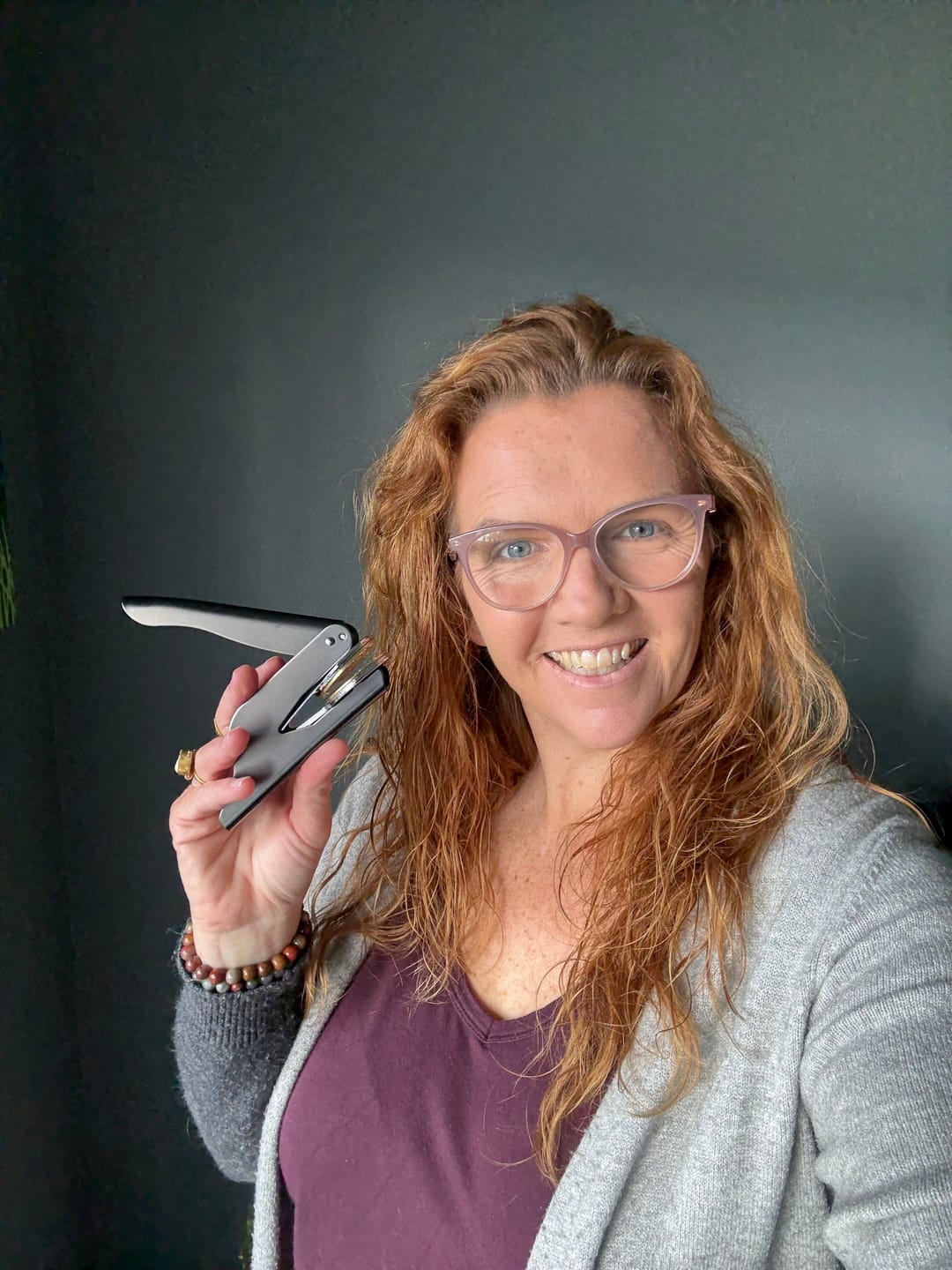 Customer photo review of Custom Book Embosser