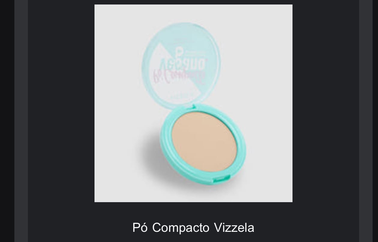 Customer photo review of Pó Compacto Vizzela