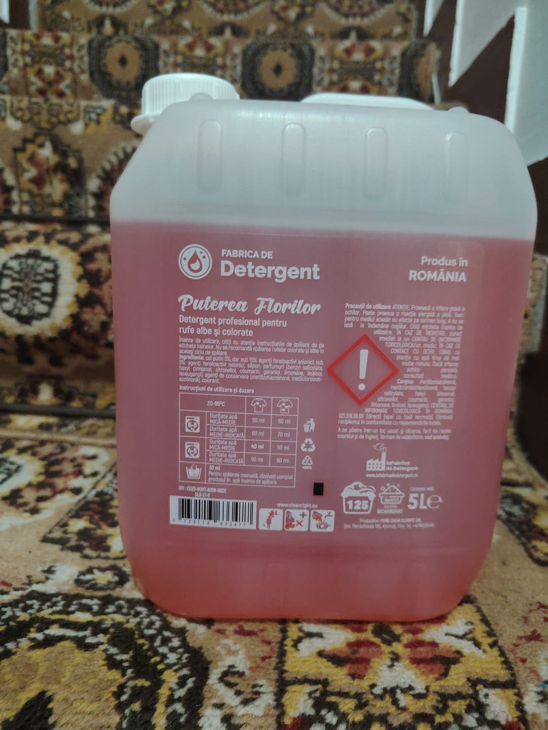 Customer photo review of Pachetul cu 2x Detergent Puterea Florilor