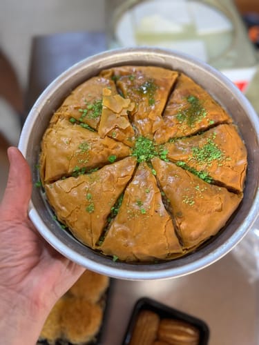 Customer photo review of Traditional Greek Baklava from Epirus – 1200g