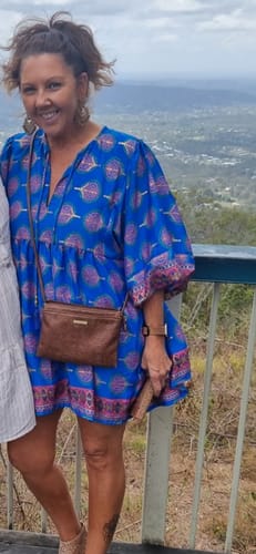 Customer photo review of Juno blouse ~ Blue bodhi