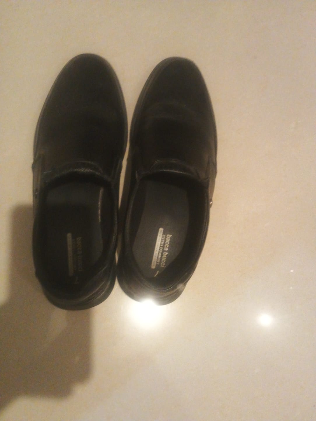 Customer photo review of Bacca Bucci Leather Office Slip-ons Formal Shoes | UK- 06 to 14
