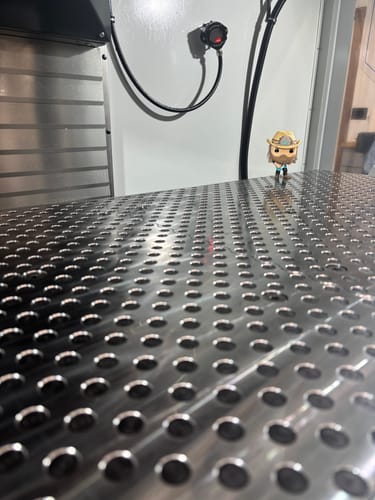 Customer photo review of Haas VF-4 Fixture Tooling Plate Set