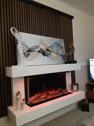 Customer photo review of GOLDEN SMOKE CANVAS