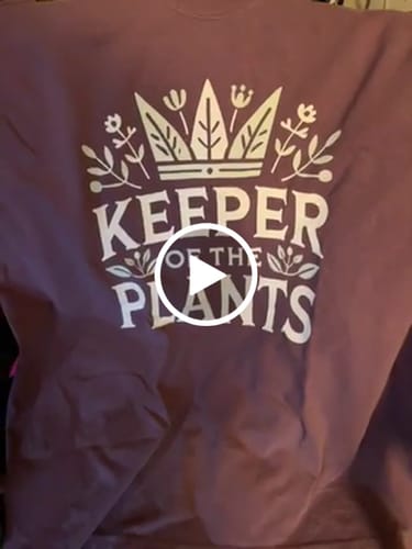 Customer video review of Keeper of the Plants T-Shirt