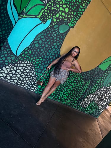 Customer photo review of Tassle Me Skirt Set - Brown