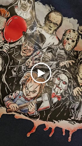 Customer video review of DTF Transfers Upload Your Gang Sheet