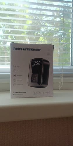 Customer photo review of Smart Portable Tire Inflator – Wireless 150 PSI Air Pump