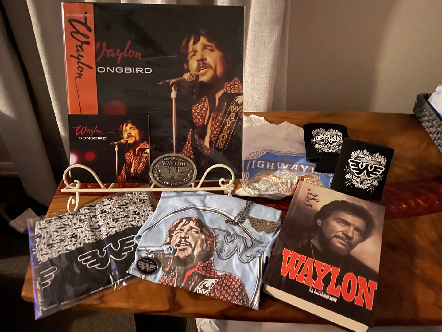 Customer photo review of Waylon Jennings "Songbird" CD Pre-Order
