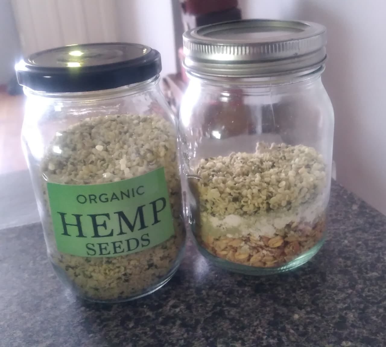 Customer photo review of Organic Hemp Seeds