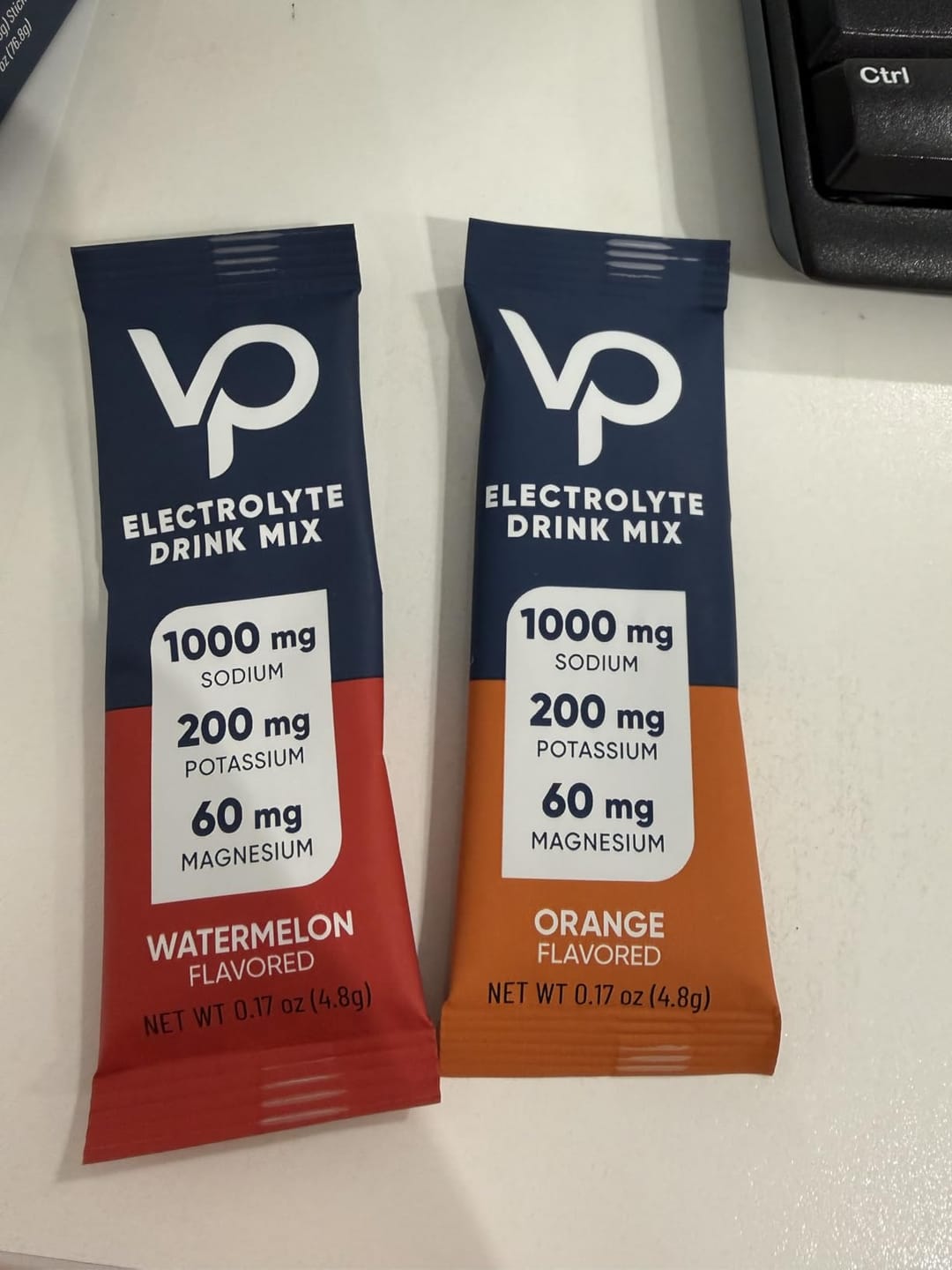 Customer photo review of High Sodium Sugar-Free Electrolyte Powder Packets