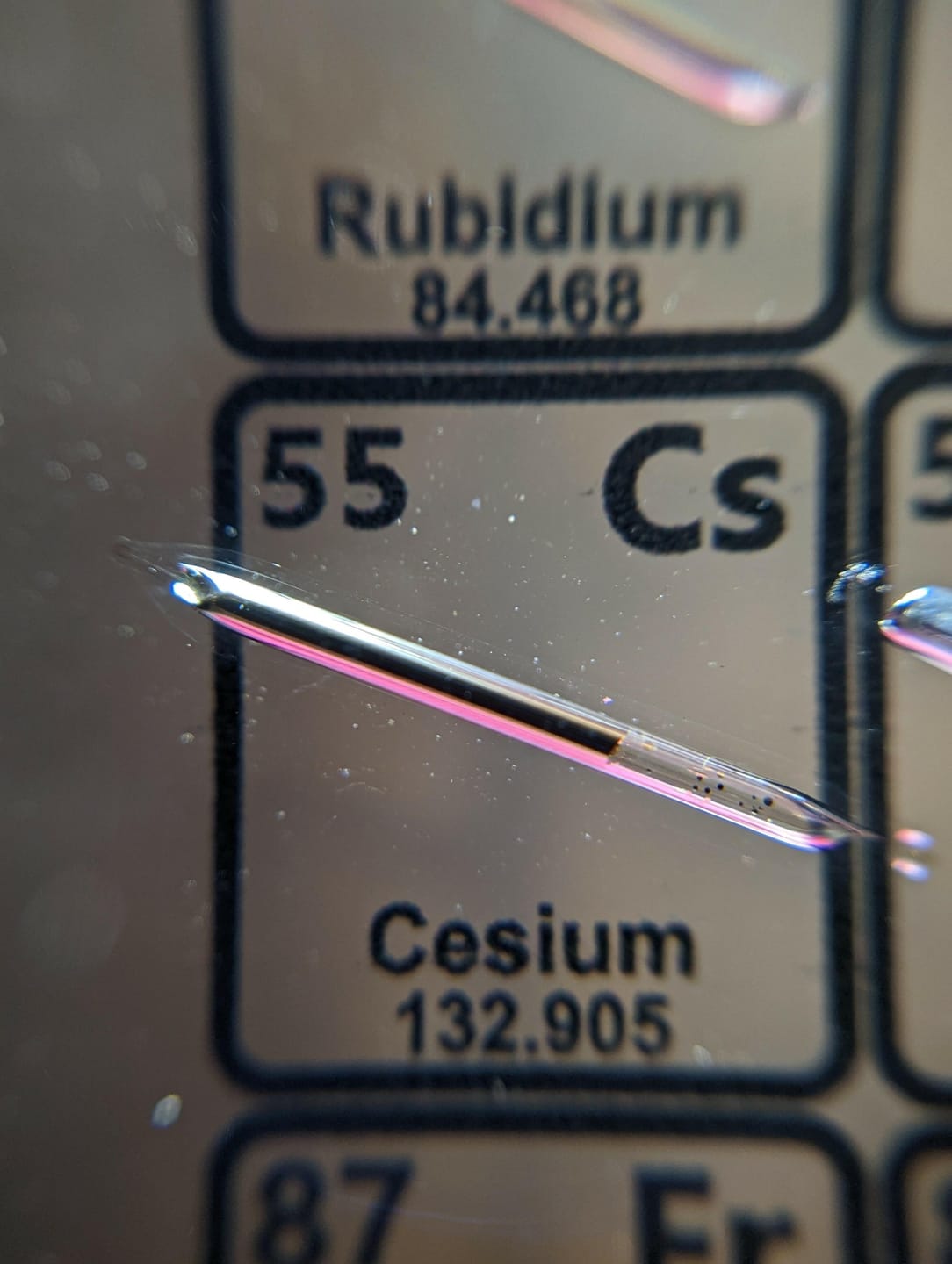 Customer photo review of Heritage Periodic Table: Collector's Edition 85 Elements