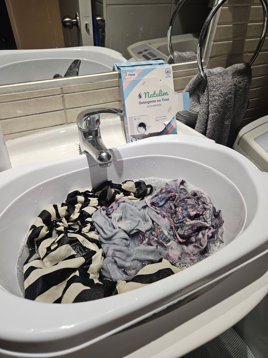 Customer photo review of Eco-Tiras de lavar Natulim - 40 lavados