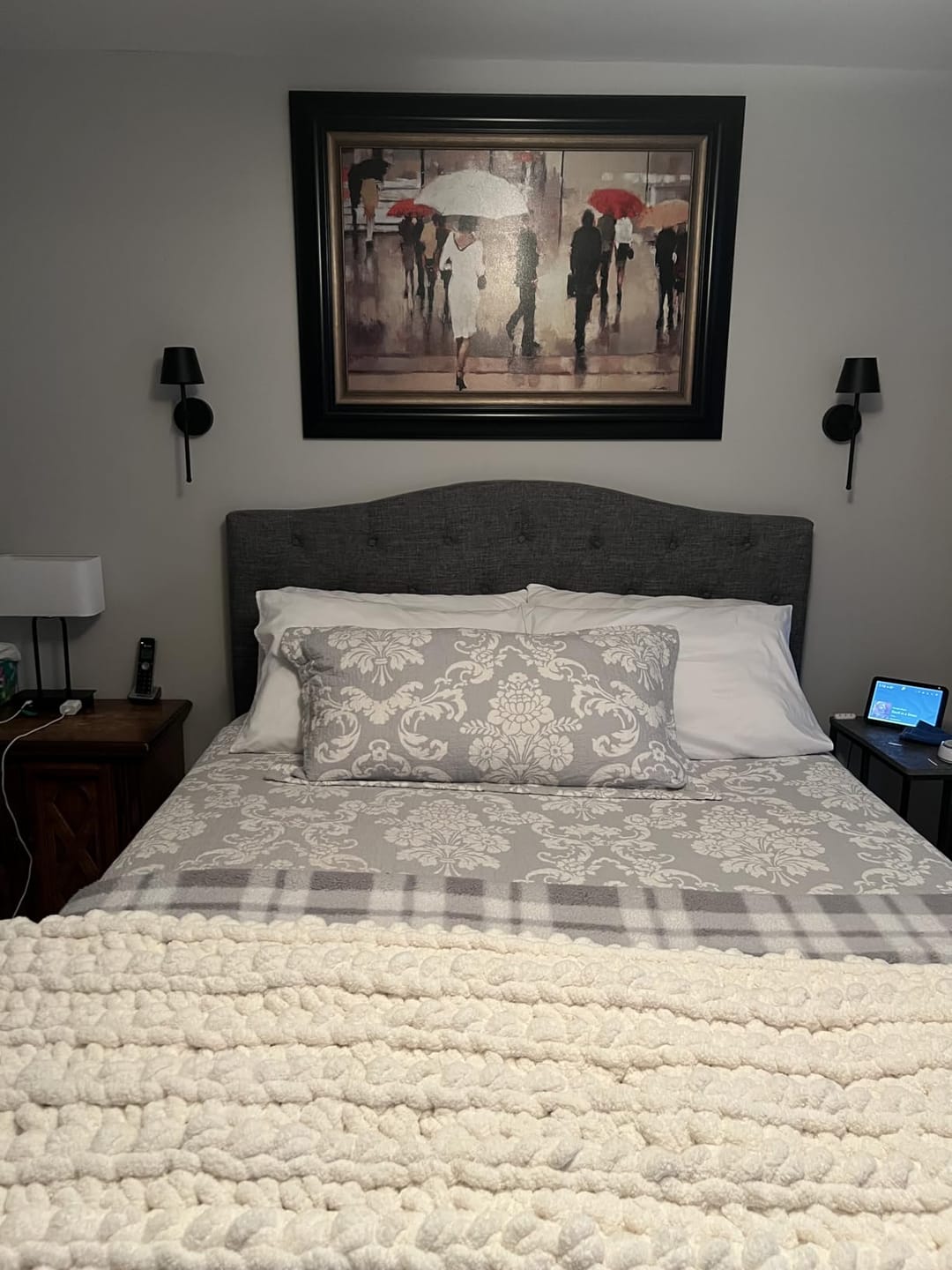 Customer photo review of Cordless Wall Sconces Set Of 2