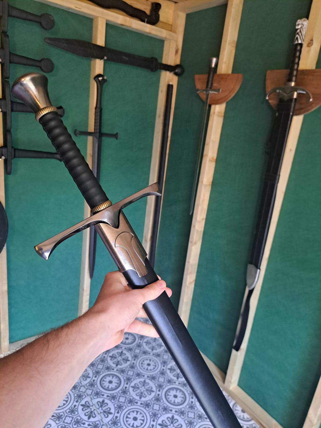 Customer photo review of Medieval Costume Sword