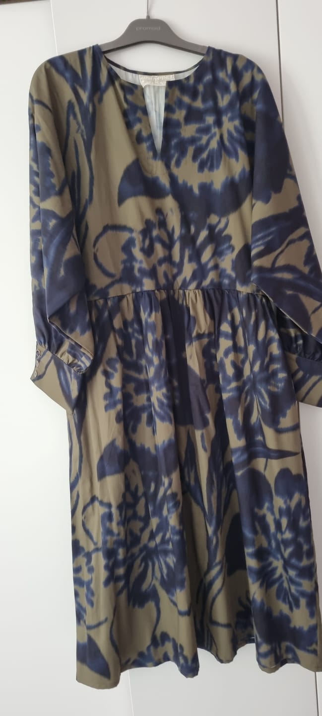 Customer photo review of Robe Orlane - satin de coton Ondée botanique