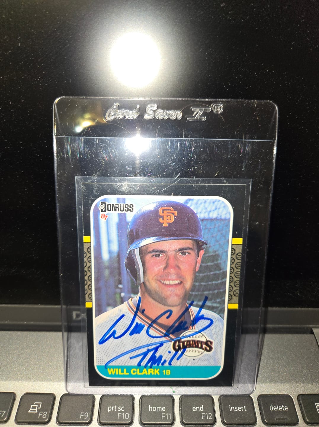 Customer photo review of Will Clark Autograph Signing