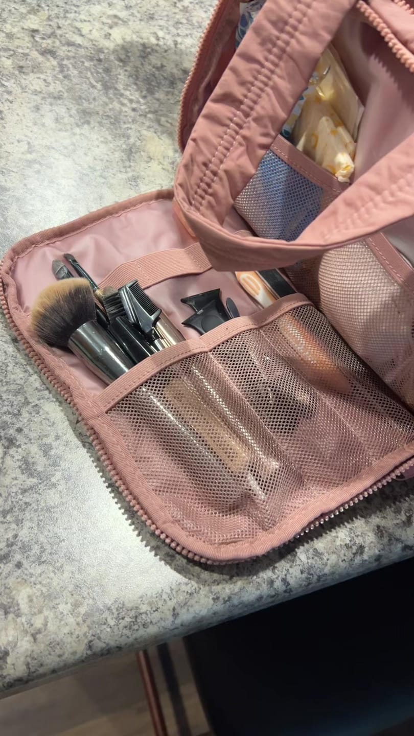 Customer photo review of Crush Toiletry Bag