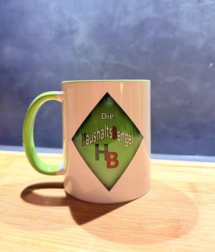 Customer photo review of TassenExpress - Becher Keramik Tasse mit Logo bedruckt 325ml Firmenlogo