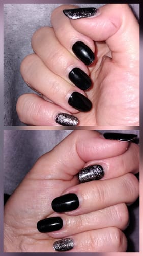 Kundenbewertung mit Foto zu UV Gel: Midnight Waltz