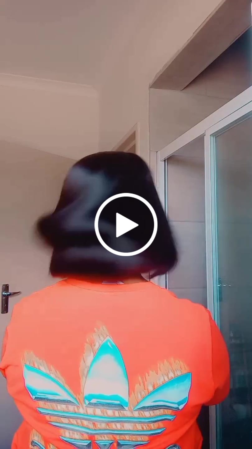 Customer video review of Double Drawn Glue-less Pre- Bleached Bob 8 Inch - 14 Inch With 5 X 5 Closure