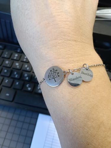 Customer photo review of Bracelet: Family Tree