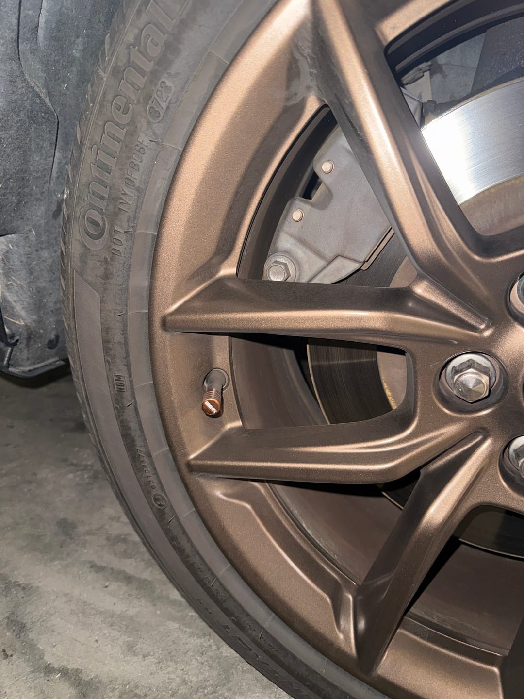 Customer photo review of 80Eighty® Bronze Valve Stem Caps