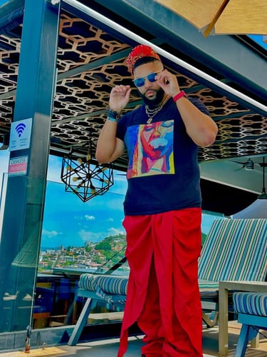 Customer photo review of Mens Solid Color Irregular Pleated Long Pant SKUK99771