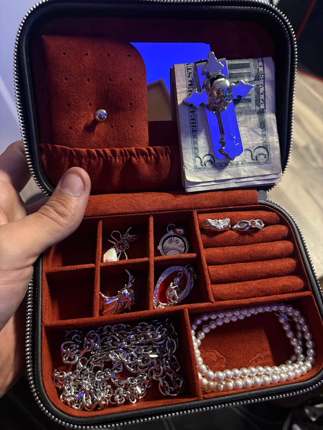 Customer photo review of DYT TRAVEL JEWELRY CASE