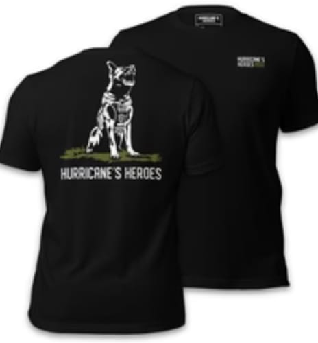 Customer photo review of Don't Run Shirt