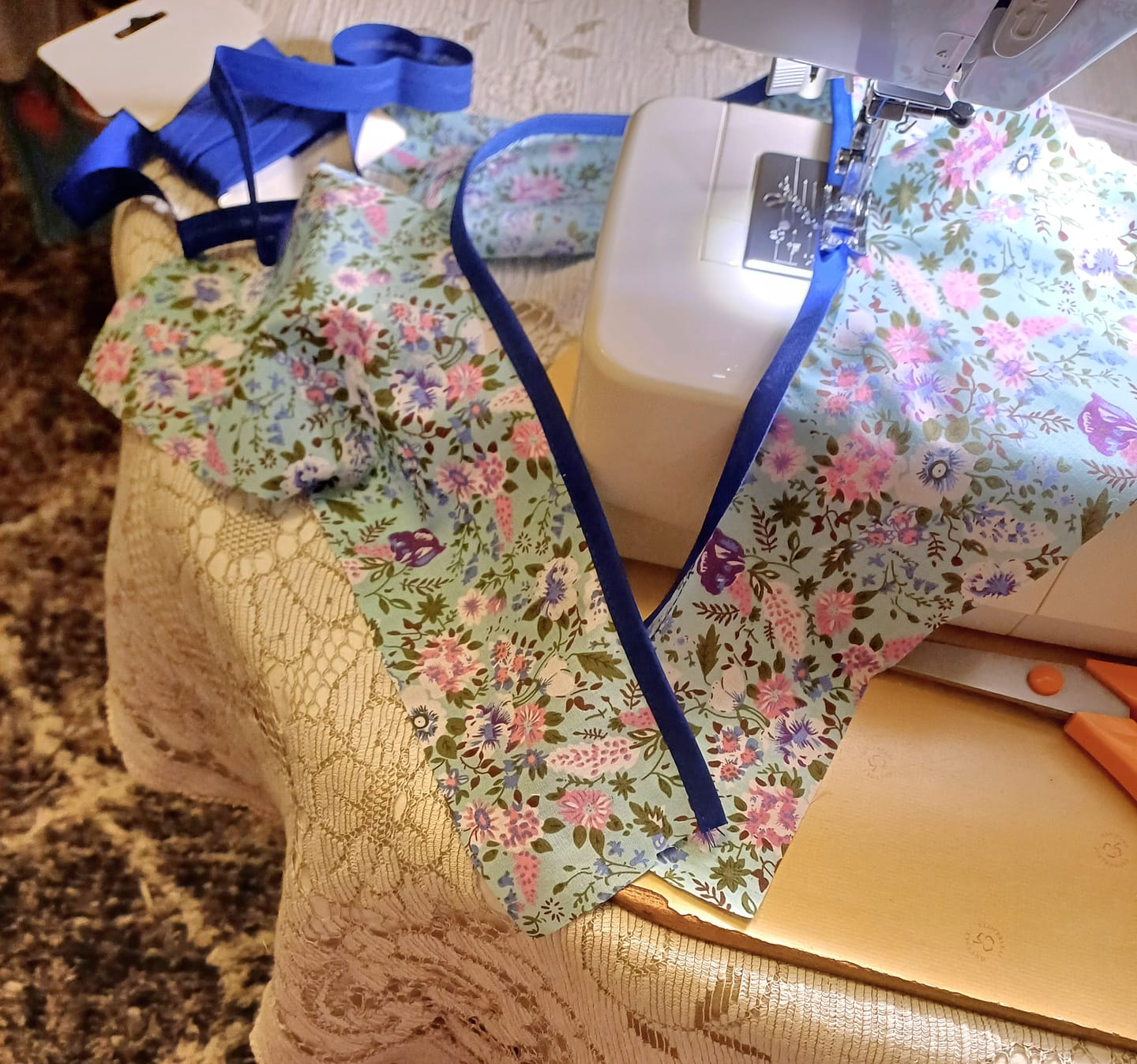 Customer photo review of Plain Polycotton Bias Binding Tape - 5 metres