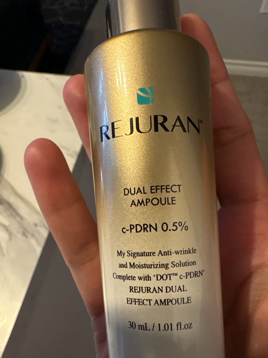 Customer photo review of REJURAN AMPOULE DUAL EFFECT 30ml