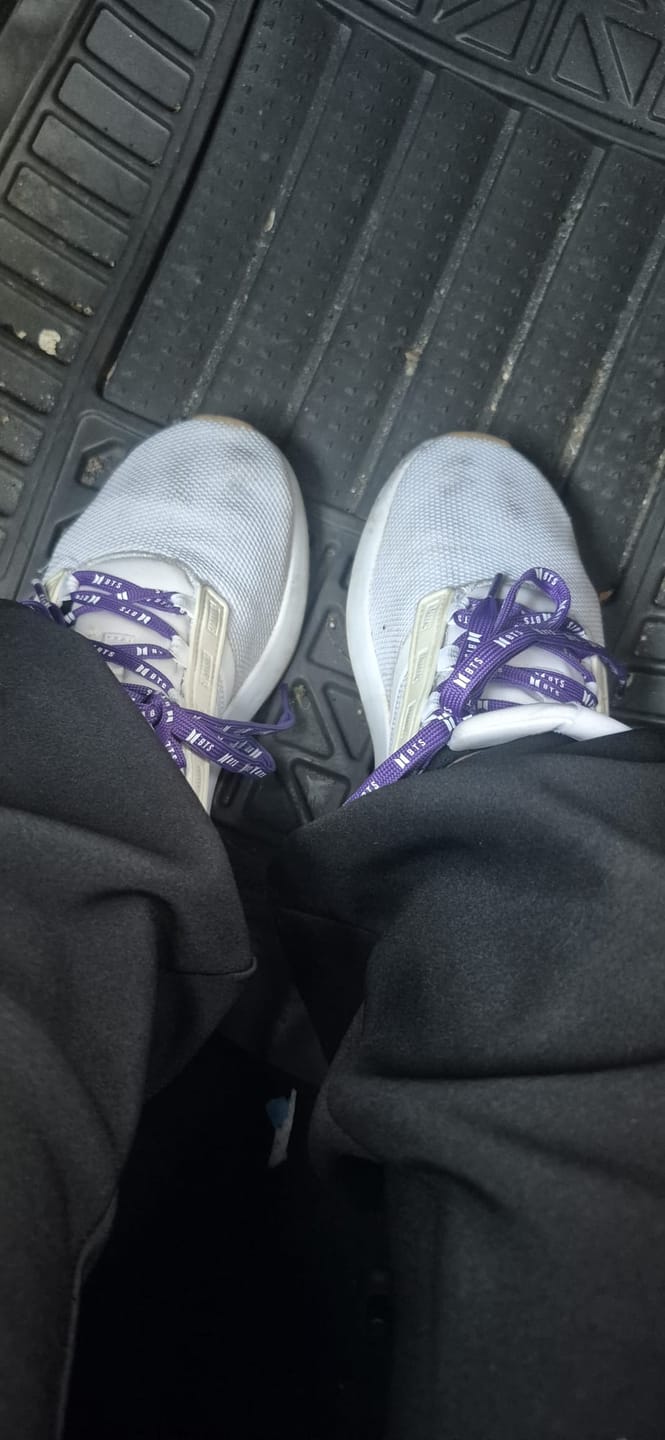 Customer photo review of BTS Shoelaces - Festalaces
