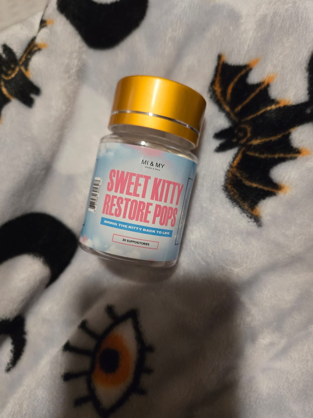 Customer photo review of Sweet Kitty Restore Pops