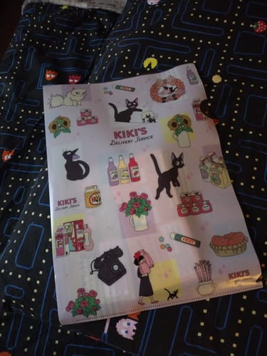 Customer photo review of Studio Ghibli A4 Folder - Kiki's Delivery Service