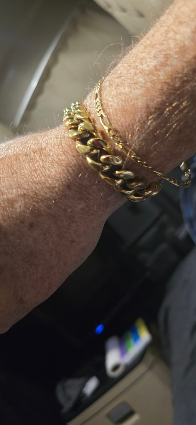 Customer photo review of Miami Cuban Link Bracelet