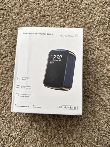 Customer photo review of Smart Portable Tire Inflator – Wireless 150 PSI Air Pump