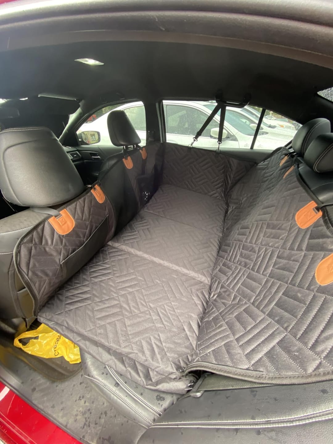 Customer photo review of The Guardian - Dog Seat Cover