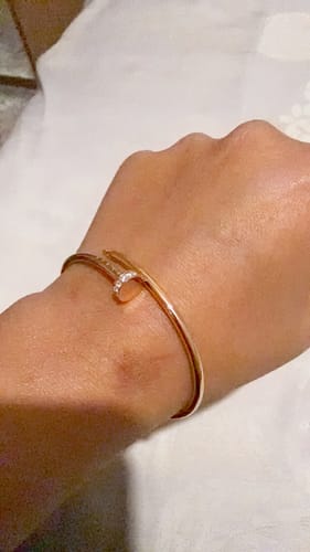 Customer photo review of JUSTE BRACELET 2.5MM DIAMOND