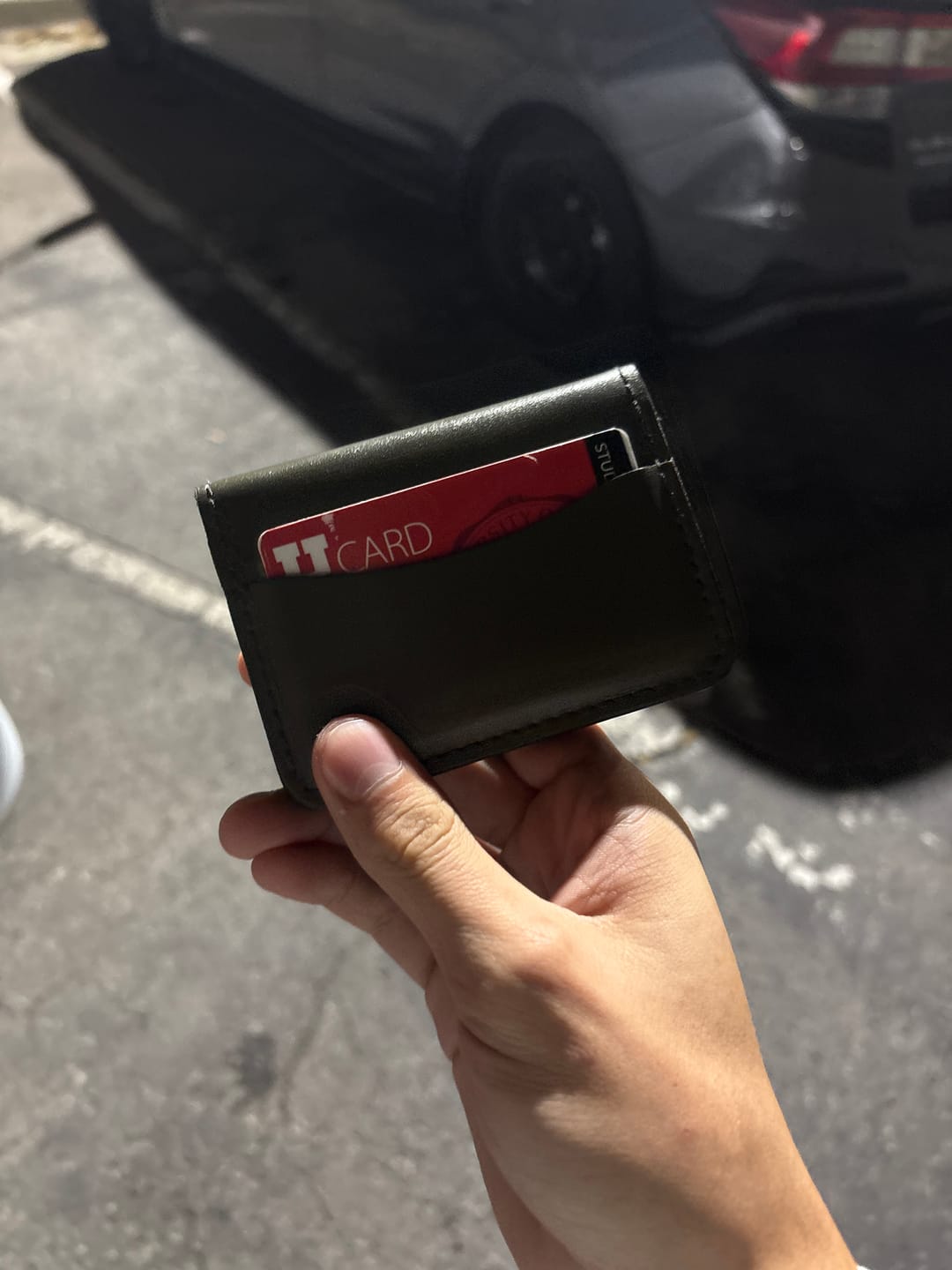Customer photo review of Arida Classic Cardcase