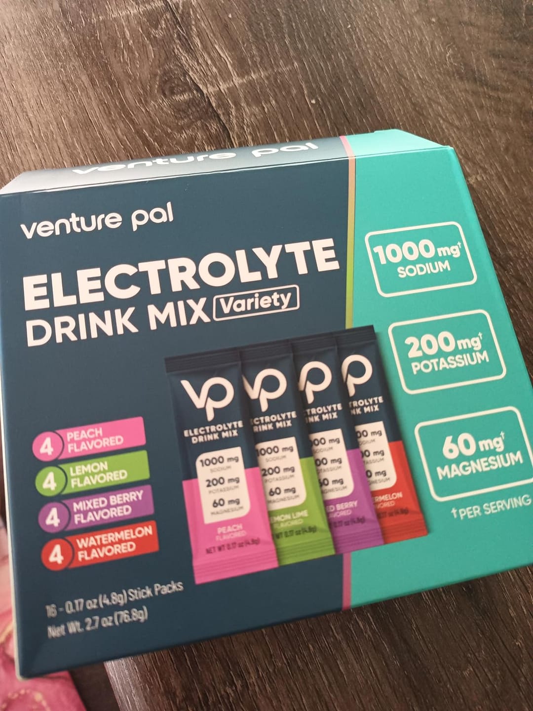 Customer photo review of High Sodium Sugar-Free Electrolyte Powder Packets - 16 Sticks
