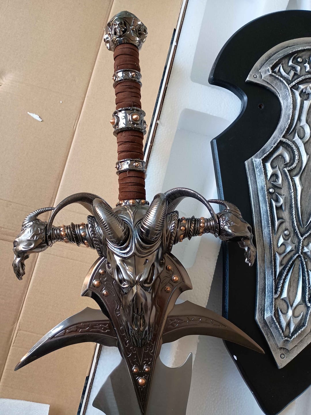 Customer photo review of World Of Warcraft Lich King Arthas Frostmourne Sword V2