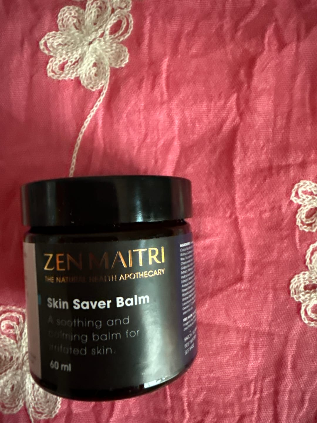 Customer photo review of Skin Saver Balm – Natural Relief for Dry, Sensitive & Irritated Skin, 60ml