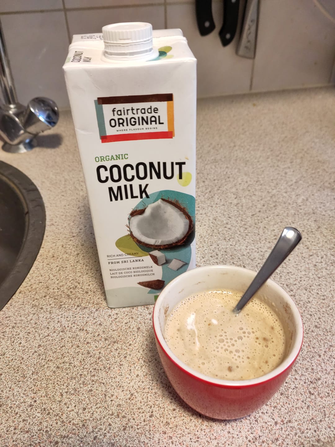 Customer photo review of Protein Iced Coffee