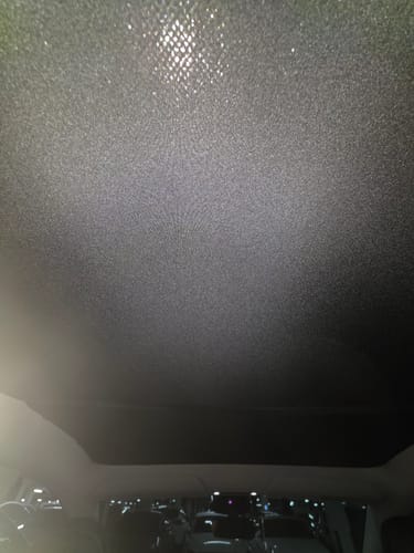 Customer photo review of Split Nano Ice Crystal Glass Roof Sunshade for Tesla Model Y Juniper 2025+