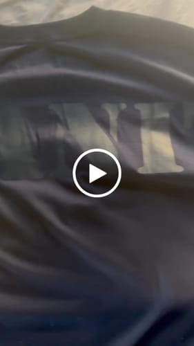 Customer video review of Navy Blue Lightweight Tee